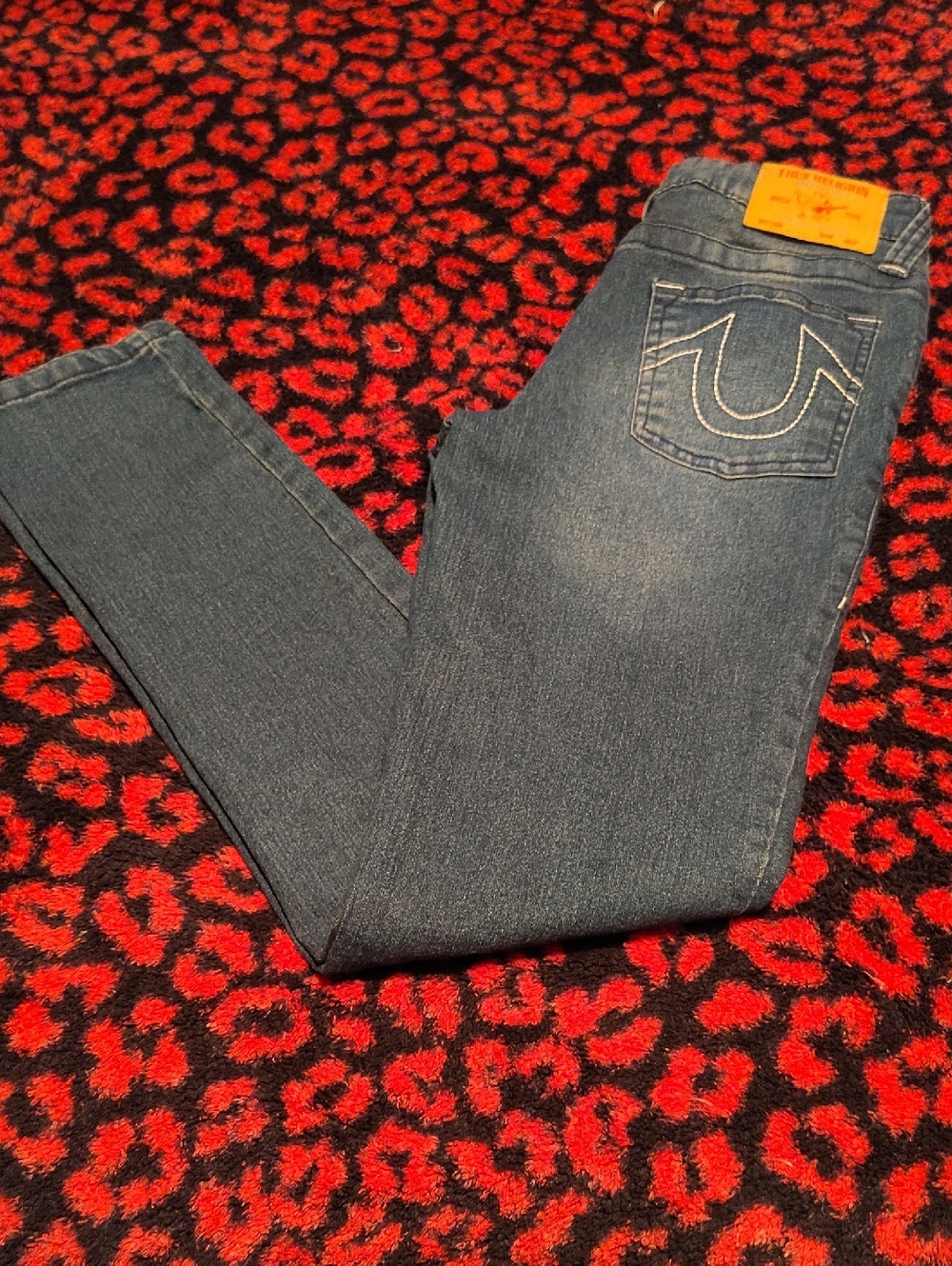 True Religion Medium Blue Skinny Jeans